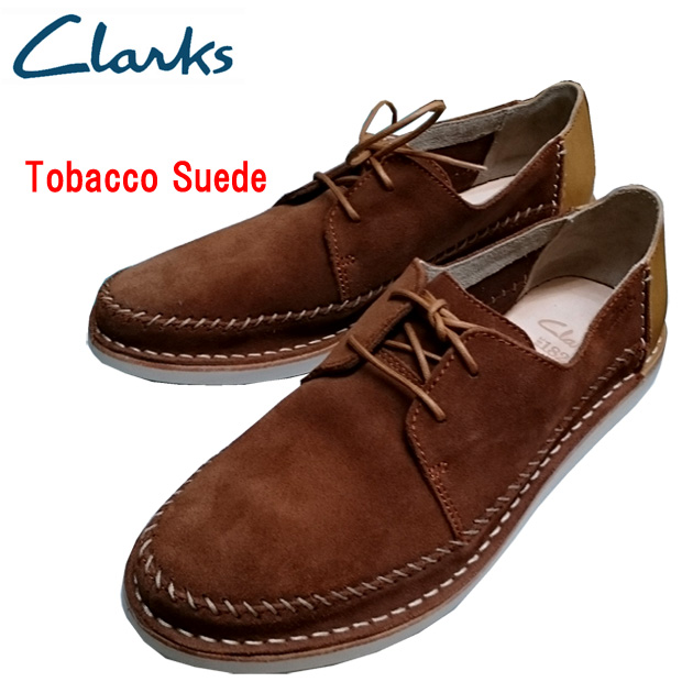 クラークス/Clarks レースアップシューズ Brinton Craft 26115403(カラー:Tobacco Suede×サイズ:UK075(25.5cm))