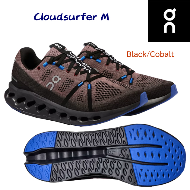 オン/メンズシューズ/ランニングシューズ Cloudsurfer(メンズ/ランニングシューズ) 3MD1042(カラー:BlackCobalt×サイズ:26.5cm)
