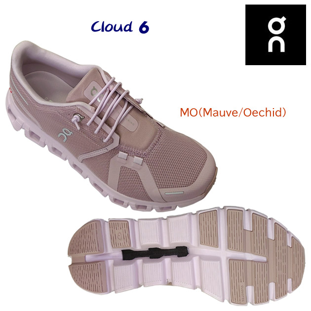 オン/レディースシューズ/ランニングシューズ NEW Cloud 6(レディース/ランニングシューズ) 3WF10063012 カラー:MO(カラー:MauveOechid×サイズ:24.5cm)