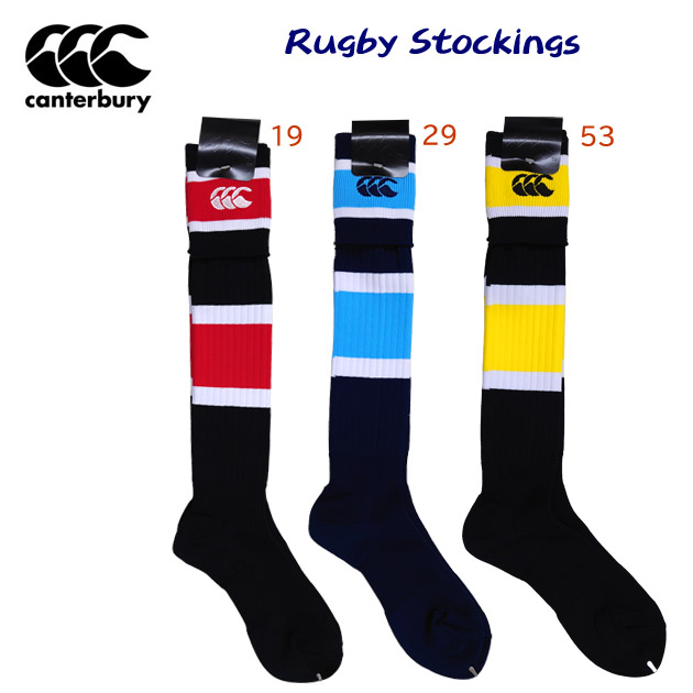 セール CANTERBURY カンタベリー ラグビー メンズ ソックス ストッキング  AS06811(カラー:29×サイズ:2527cm)