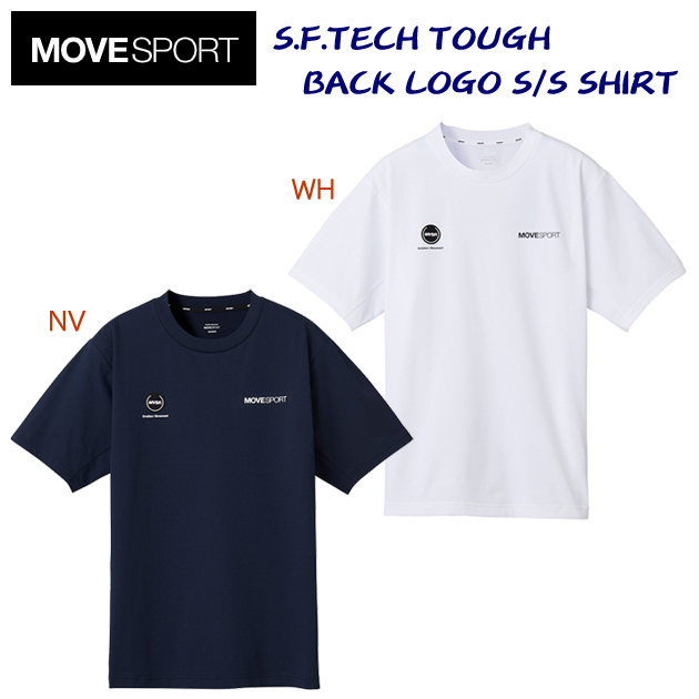 デサント/メンズウェア/Tシャツ S.F.TECHTOUGHバックロゴショートスリーブシャツ(メンズ/Tシャツ) DMMXJA54(カラー:WH×サイズ:Oサイズ)
