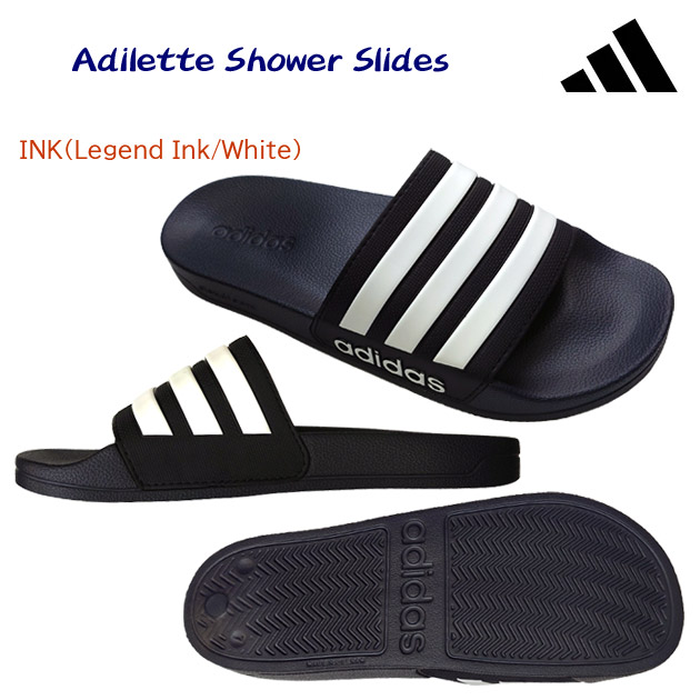 adidas/アディダス/サンダル/シャワーサンダル アディレッタシャワーサンダル(メンズ/シャワーサンダル) GZ5920(カラー:INK×サイズ:28.5cm)