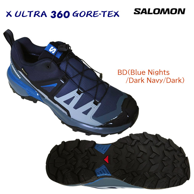 NEW salomon/サロモン/メンズシューズ/ゴアテックス/ハイキングシューズ X ULTRA 360 GORE-TEX(メンズ/ハイキングシューズ) L47860400 カラー:BD(カラー:BD×サイズ:27.5cm)