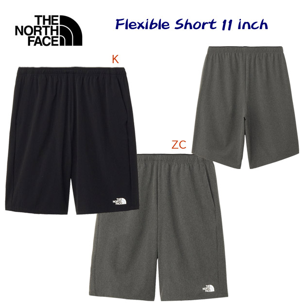ザ・ノース・フェイス/メンズウェア/ハーフパンツ NEW フレキシブルショーツ 11 inch(メンズ/ハーフパンツ) NB22583(カラー:K×サイズ:Lサイズ)