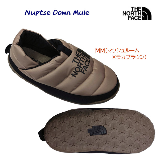 NEW THE NORTH FACE ザ・ノース・フェイス メンズ ブーツ ショートブーツ スニーカー ヌプシダウンミュール NF02371 カラー:MM(カラー:MM×サイズ:28.0cm)