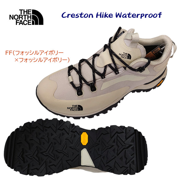 NEW THE NORTH FACE/ザ・ノース・フェイス/メンズシューズ/トレッキングシューズ クレストン ハイク ウォータープルーフ(メンズ/トレッキングシューズ) NF52410 カラー:FF(カラー:FF×サイズ:28.0cm)