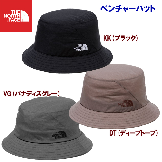 ノースフェイス/メンズ/レディース/キャップ/帽子 22春夏NEW ベンチャーハット NN02200(カラー:K×サイズ:Mサイズ)