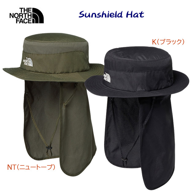 ザ・ノース・フェイス/メンズ/レディース/キャップ/ハット 25春夏NEWフェイス サンシールドハット(ユニセックス/ハット) NN02504(カラー:K×サイズ:Lサイズ)
