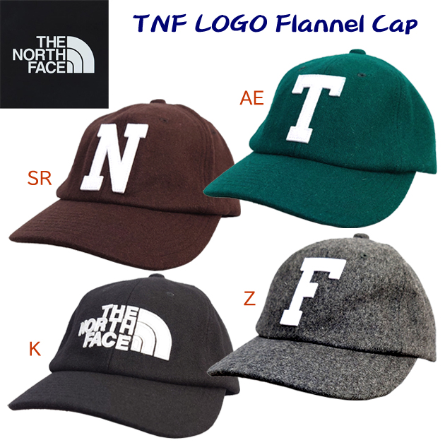 ノースフェイス/メンズ/レディース/帽子/キャップ 23秋冬NEW TNFロゴフランネルキャップ NN42338(カラー:K×サイズ:Fサイズ)