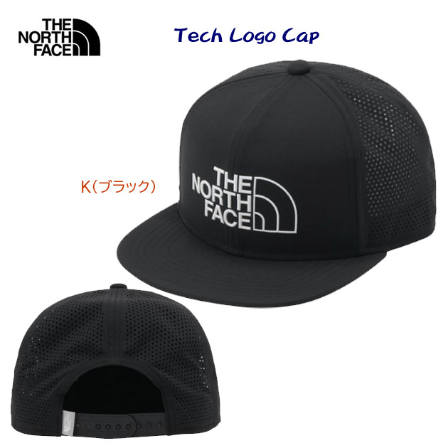 NEW THE NORTH FACE/ザ・ノース・フェイス/帽子/キャップ テックロゴキャップ NN42505(カラー:K×サイズ:Fサイズ)
