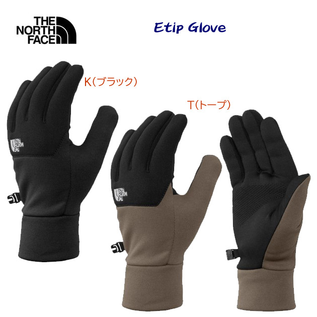 NEW THE NORTH FACE ザ・ノース・フェイス 手袋 フリース手袋 イーチップグローブ NN62527(カラー:T×サイズ:S)