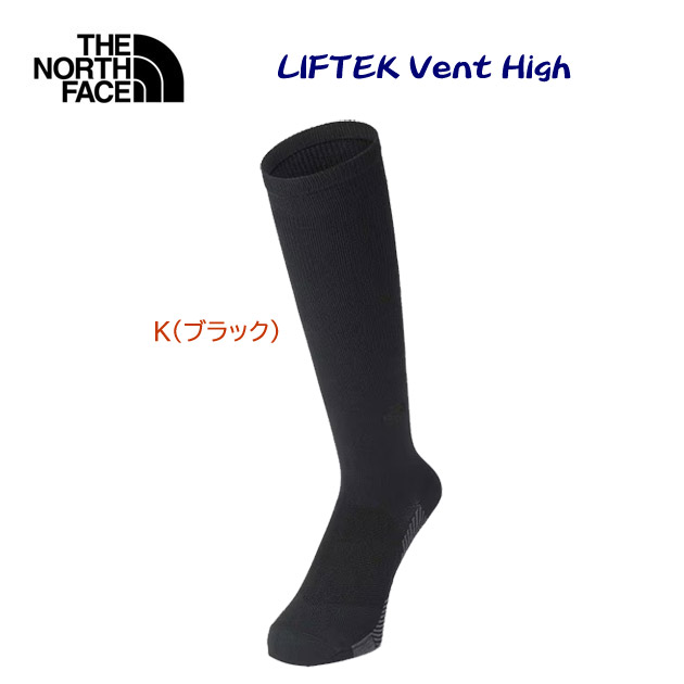 ノースフェイス/ソックス/靴下 リフテックベントハイ(ソックス) NN82210(カラー:K×サイズ:2729cm)