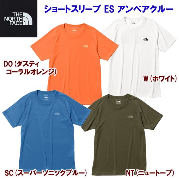 クリアランス ノースフェイス/メンズウェア/Tシャツ ショートスリーブESアンペアクルー(メンズ/Tシャツ) NT12382(カラー:SC×サイズ:XLサイズ)