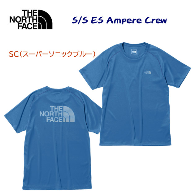 セール ザ・ノース・フェイス/メンズウェア/Tシャツ ショートスリーブESアンペアクルー(メンズ/Tシャツ) NT12382(カラー:SC×サイズ:XLサイズ)