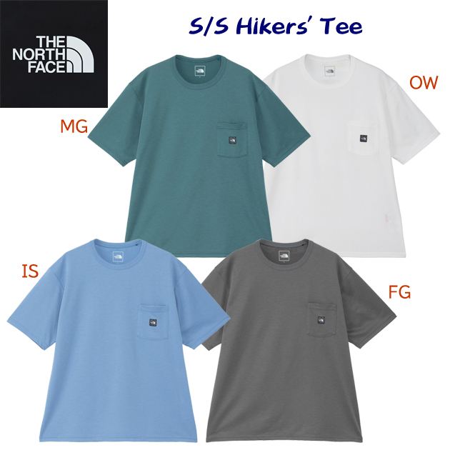 ノースフェイス/メンズウェア/Tシャツ 24春夏NEW ハイカーズティー(ユニセックス/Tシャツ) NT12401(カラー:OW×サイズ:WMサイズ)