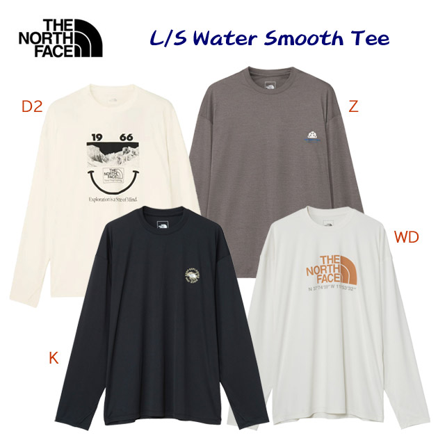 ザ・ノース・フェイス/メンズウェア/Tシャツ NEW ロングスリーブウォータースムースティー(メンズ/Tシャツ) NT12432(カラー:WD×サイズ:Lサイズ)