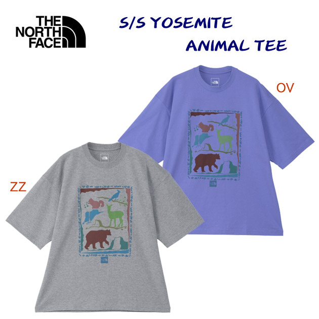 ザ・ノース・フェイス/メンズウェア/レディースウェア/Tシャツ S/Sヨセミテアニマルティー(ユニセックス/Tシャツ) NT32404(カラー:OV×サイズ:XSサイズ)