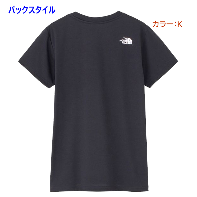 ノースフェイス/レディースウェア/Tシャツ 24春夏NEW ショートスリーブビッグロゴティー(レディース/Tシャツ) NTW32477(カラー:K×サイズ:Mサイズ)