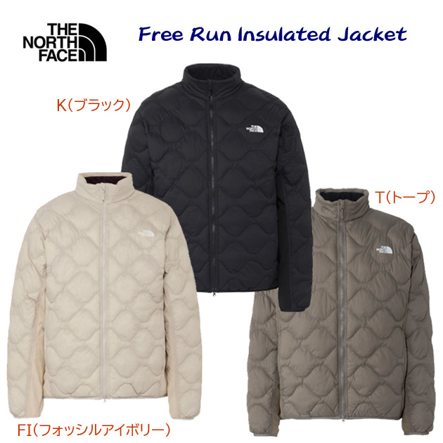 NEW THE NORTH FACE ザ・ノース・フェイス メンズ レディース ウェア ジャケット フリーランインサレーテッドジャケット NY82590(カラー:K×サイズ:S)