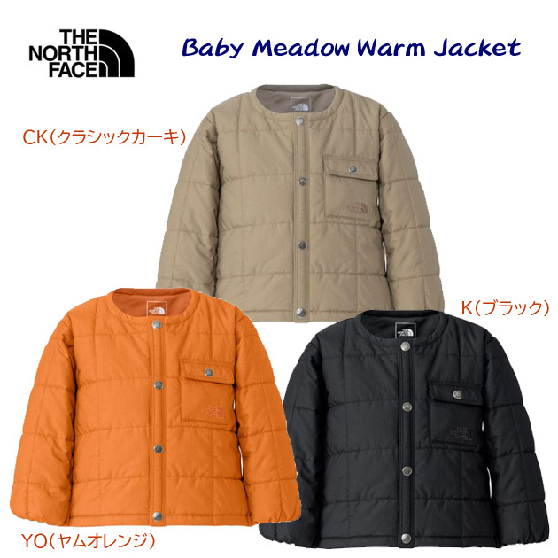 NEW THE NORTH FACE/ザ・ノース・フェイス/ベビーウェア/ジャケット/中わたジャケット メドウォームジャケット(ベビー/ジャケット) NYB82530(カラー:CK×サイズ:90サイズ)