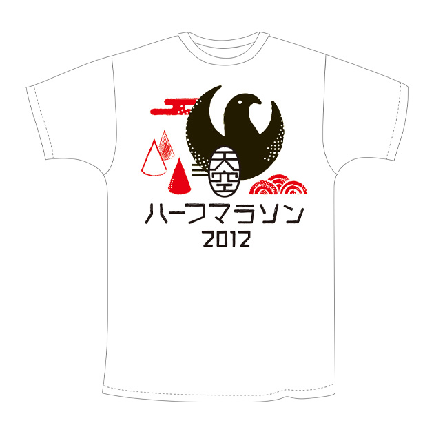 アウトレット メンズウェア/Tシャツ 天空マラソンTシャツ 2012 TENKU-T4(カラー:WHT×サイズ:Sサイズ)